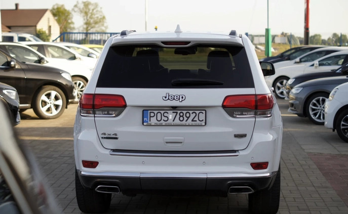 Jeep Grand Cherokee cena 129150 przebieg: 128104, rok produkcji 2016 z Chocianów małe 781